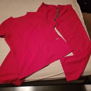 Red Figs Scrubs Set